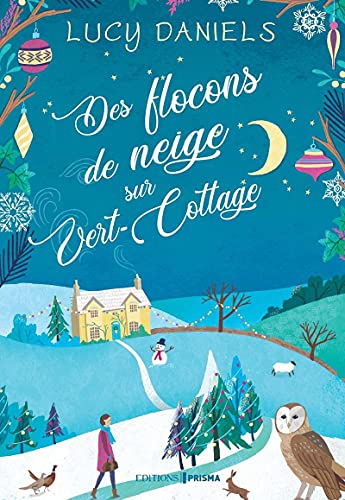 DES FLOCONS DE NEIGE SUR VERT-COTTAGE